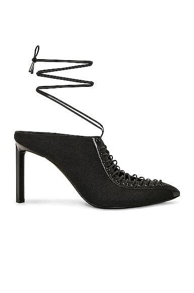 givenchy flat mules|givenchy show lace up mule.